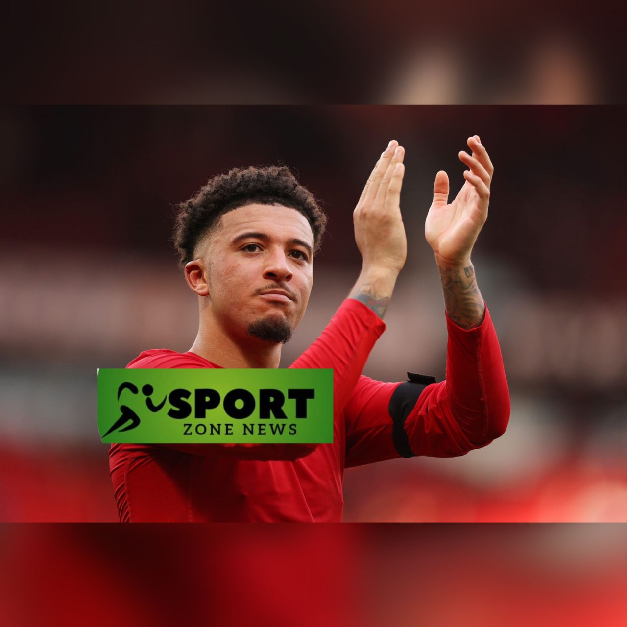 "DONE DEAL"? - 23 years-old Manchester United attacker Jadon Sancho's loan transfer from Al-Etifaq is being planned on the last day.